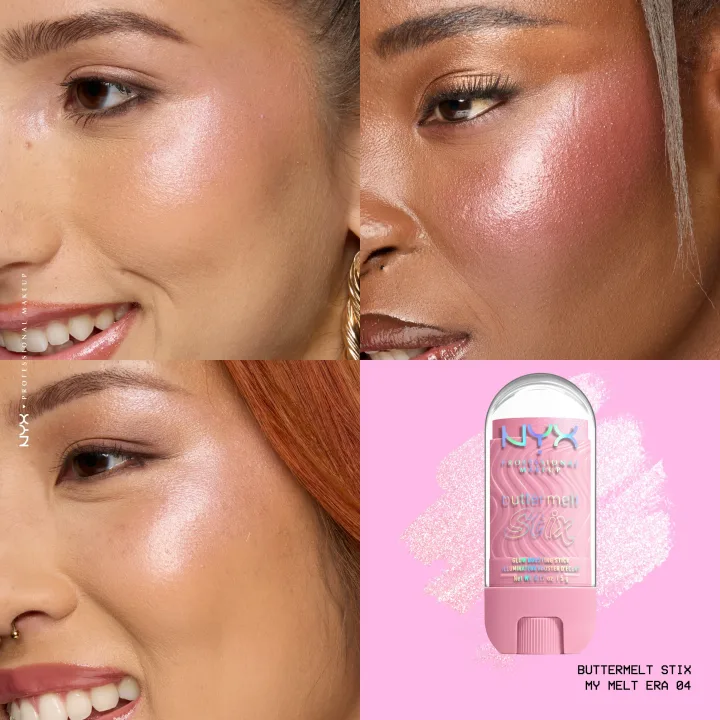 NYX Professional Makeup Buttermelt Glaze Highlighter 8 ml 05 My Melt Era NYX Professional Makeup