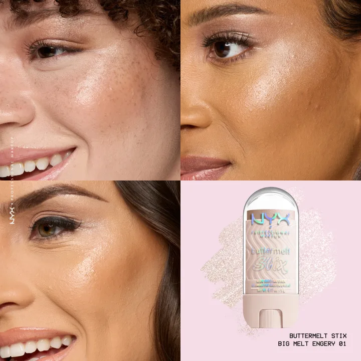 NYX Professional Makeup Buttermelt Glaze Highlighter 8 ml 01 Big Melt Energy NYX Professional Makeup