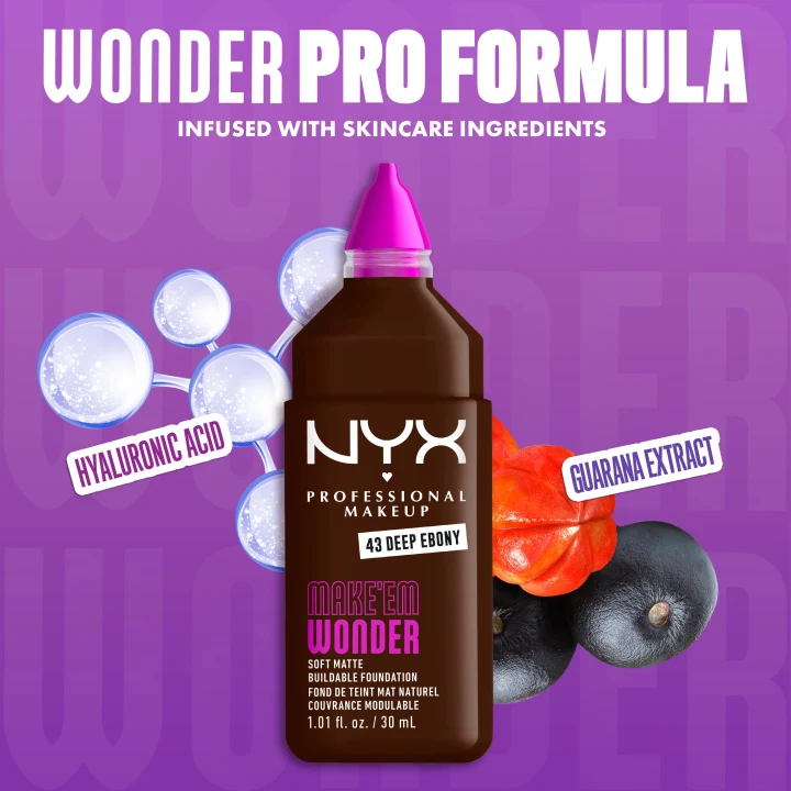NYX Professional Makeup Make Em Wonder Foundation 30 ml NYX Professional Makeup