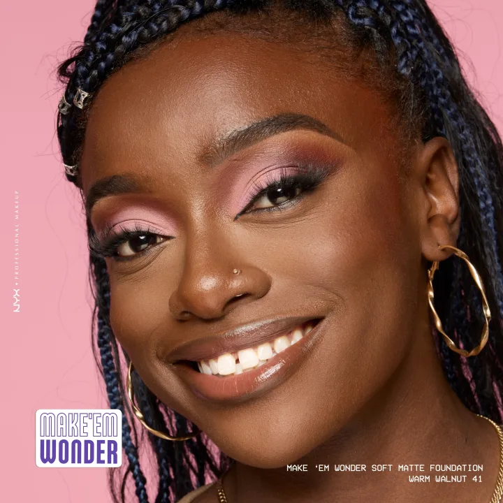 NYX Professional Makeup Make Em Wonder Foundation 30 ml 41 Warm Walnut NYX Professional Makeup
