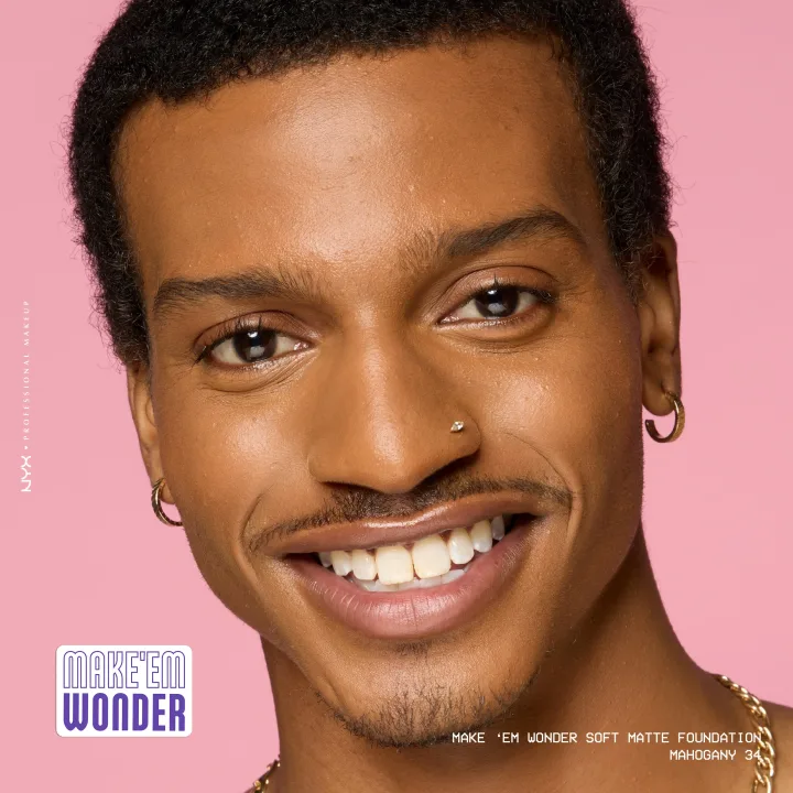 NYX Professional Makeup Make Em Wonder Foundation 30 ml 34 Mahogany NYX Professional Makeup