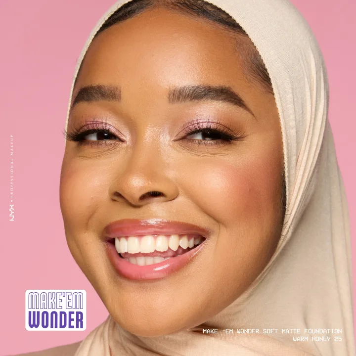 NYX Professional Makeup Make Em Wonder Foundation 30 ml 25 Warm Honey NYX Professional Makeup