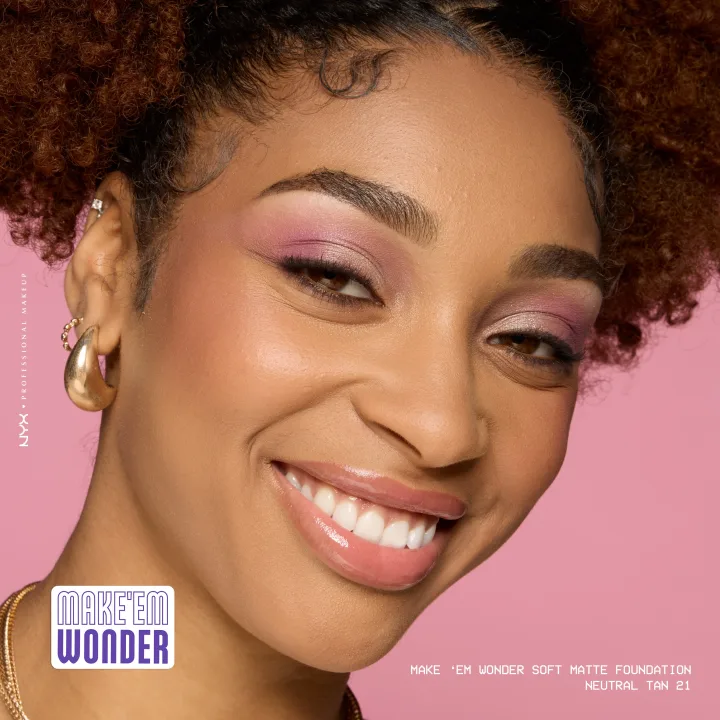 NYX Professional Makeup Make Em Wonder Foundation 30 ml 21 Neutral Tan NYX Professional Makeup