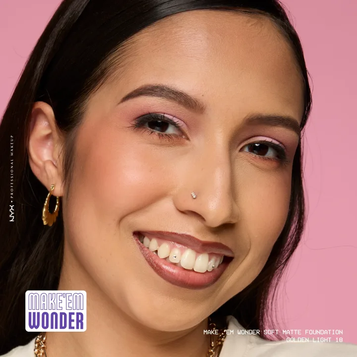 NYX Professional Makeup Make Em Wonder Foundation 30 ml 18 Golden Light NYX Professional Makeup