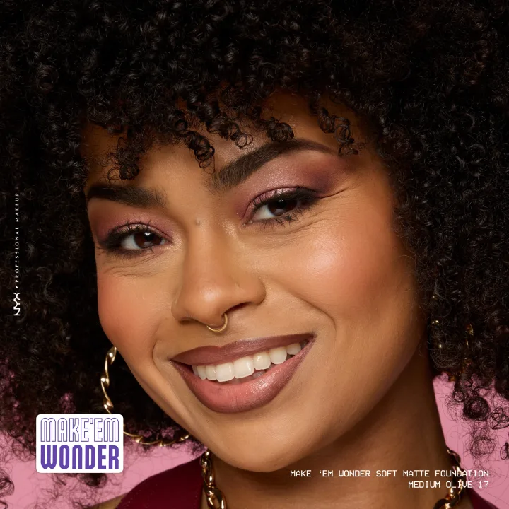 NYX Professional Makeup Make Em Wonder Foundation 30 ml 17 Medium Olive NYX Professional Makeup