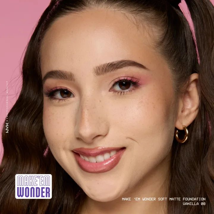 NYX Professional Makeup Make Em Wonder Foundation 30 ml 08 Vanilla NYX Professional Makeup