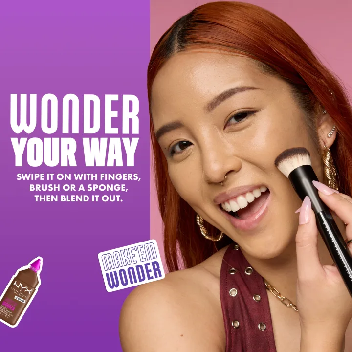 NYX Professional Makeup Make Em Wonder Foundation 30 ml 06 Light NYX Professional Makeup
