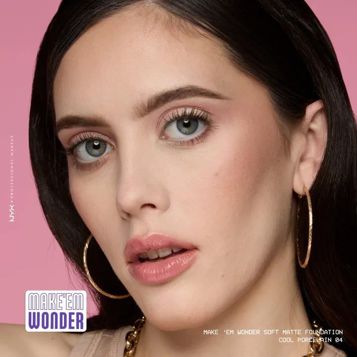 NYX Professional Makeup Make Em Wonder Foundation 30 ml 04 Cool Porcelain NYX Professional Makeup