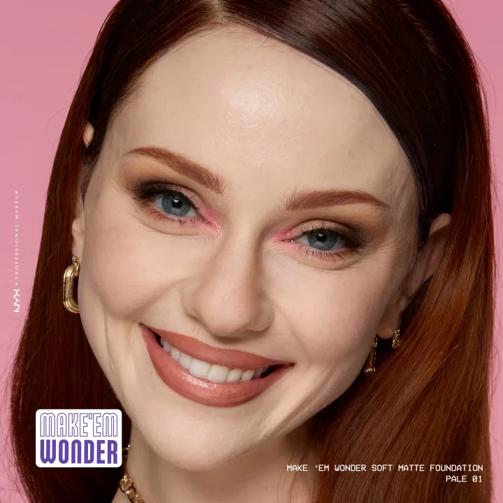 NYX Professional Makeup Make Em Wonder Foundation 30 ml 01 Pale NYX Professional Makeup