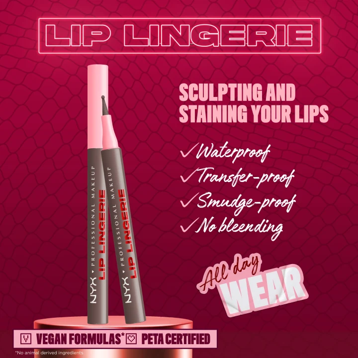 NYX Professional Makeup Lip Lingerie Liner Stain 1 ml 12 Wild Side NYX Professional Makeup