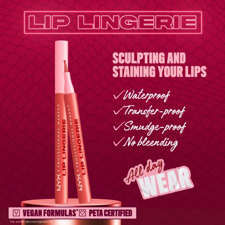 NYX Professional Makeup Lip Lingerie Liner Stain 1 ml 09 Send Nudes NYX Professional Makeup