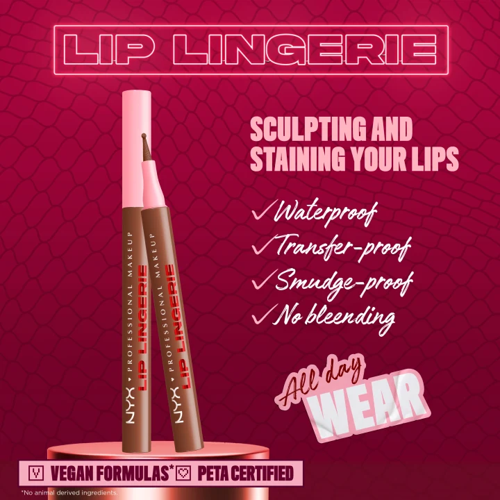 NYX Professional Makeup Lip Lingerie Liner Stain 1 ml 06 Up To No Good NYX Professional Makeup