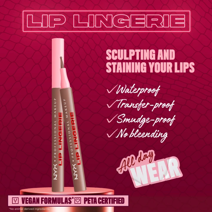 NYX Professional Makeup Lip Lingerie Liner Stain 1 ml 05 Lip Lock NYX Professional Makeup