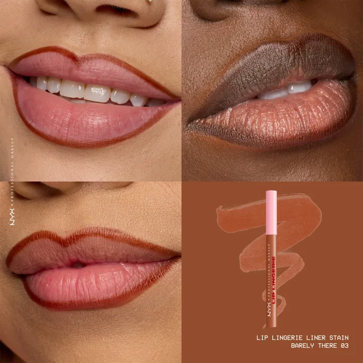 NYX Professional Makeup Lip Lingerie Liner Stain 1 ml 03 Barely There NYX Professional Makeup