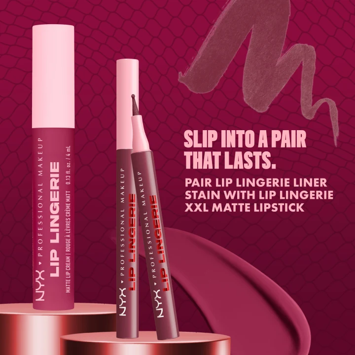 NYX Professional Makeup Lip Lingerie Liner Stain 1 ml 01 Teaseu Later NYX Professional Makeup