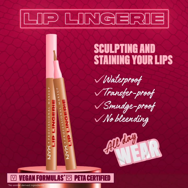 NYX Professional Makeup Lip Lingerie Liner Stain 1 ml 01 Teaseu Later NYX Professional Makeup