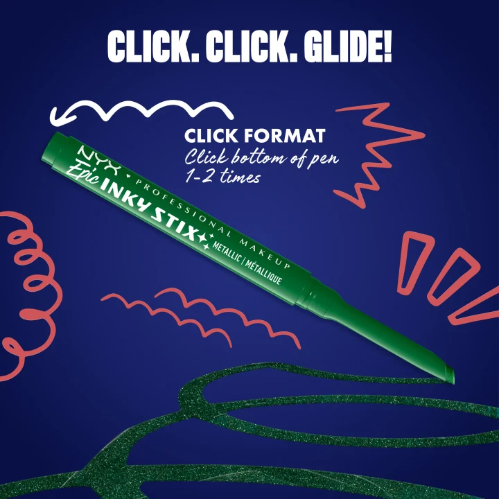 NYX Professional Makeup Epic Inky Stix Eyelinerpenna 0.1 g 14 Electric Emerald NYX Professional Makeup