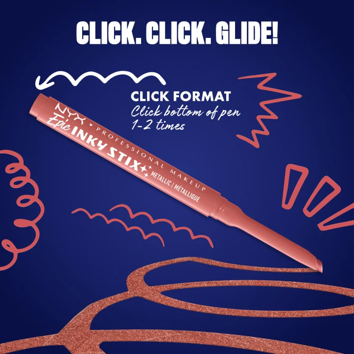 NYX Professional Makeup Epic Inky Stix Eyelinerpenna 0.1 g 12 Blush Byte NYX Professional Makeup
