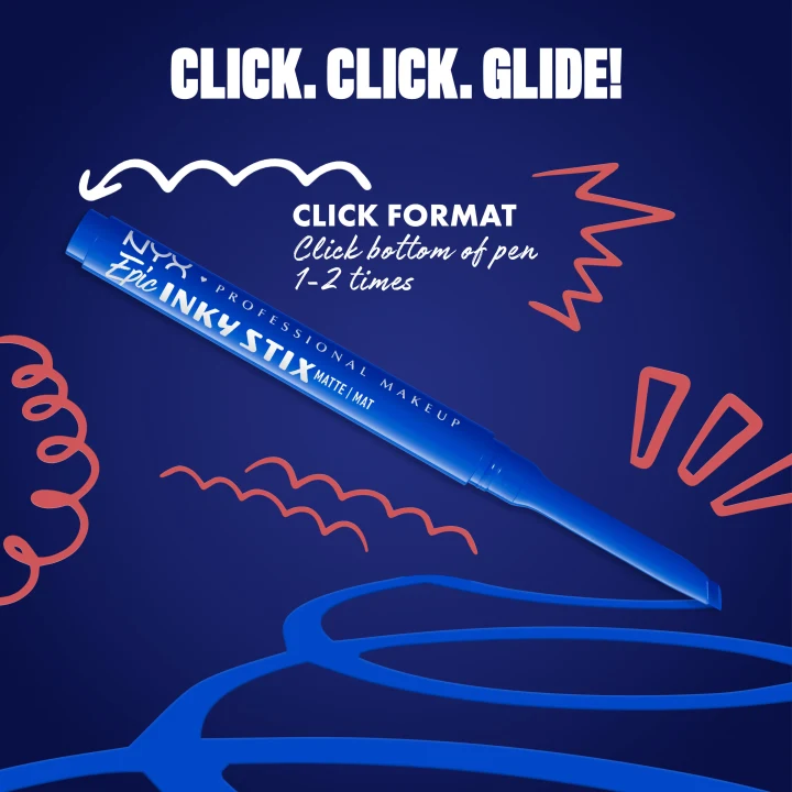 NYX Professional Makeup Epic Inky Stix Eyelinerpenna 0.1 g 06 Cobalt Click NYX Professional Makeup