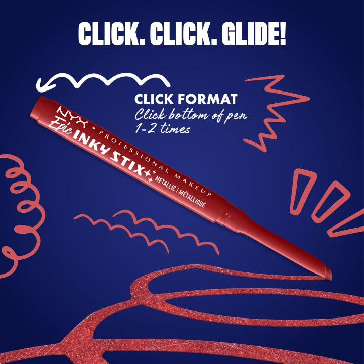 NYX Professional Makeup Epic Inky Stix Eyelinerpenna 0.1 g 05 Robotic Red NYX Professional Makeup