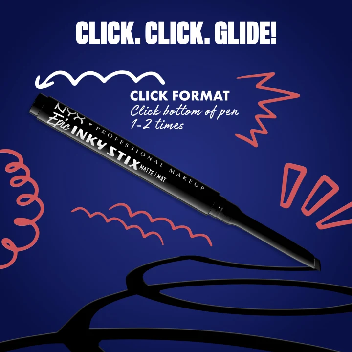 NYX Professional Makeup Epic Inky Stix Eyelinerpenna 0.1 g 01 Black Screen NYX Professional Makeup
