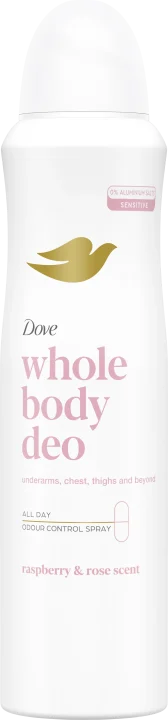 Dove Raspberry & Rose Whole Body Deodorant Spray 150 ml Dove