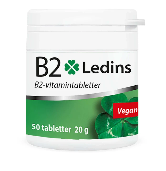 Ledins Vitamin B2 25 mg, 50 st Ledins