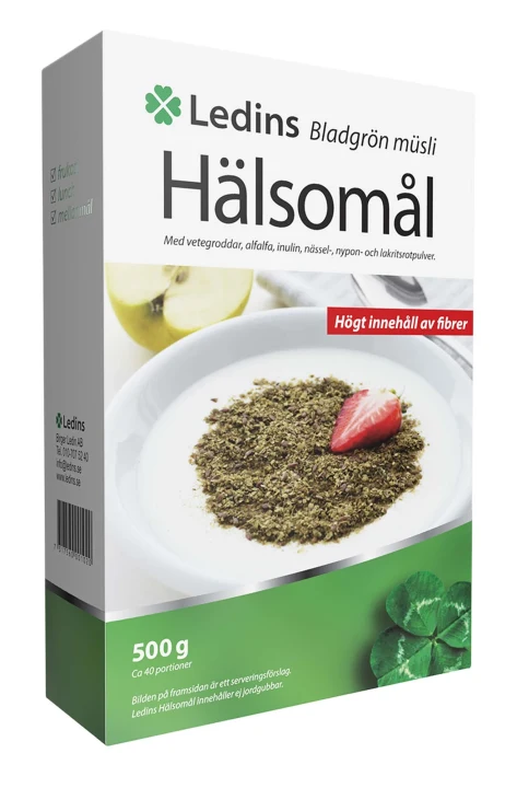 Ledins Hälsomål Osötat Bladgrönt Müsli 500g Ledins