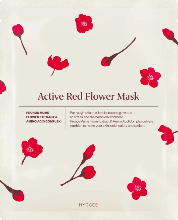 HYGGEE Active Red Flower Mask 35 ml HYGGEE