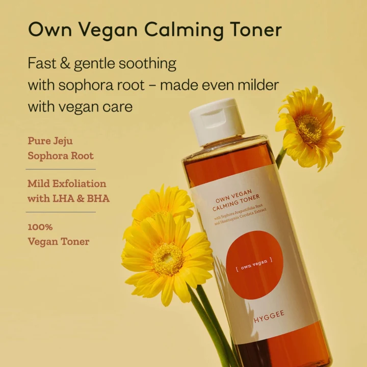 HYGGEE Own Vegan Calming Toner 250 ml HYGGEE