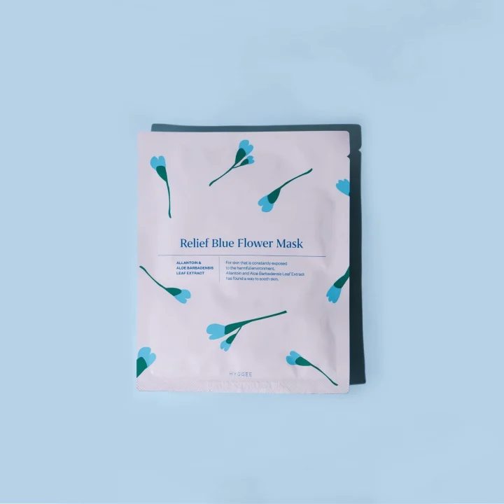 HYGGEE Relief Blue Flower Mask 35 ml HYGGEE