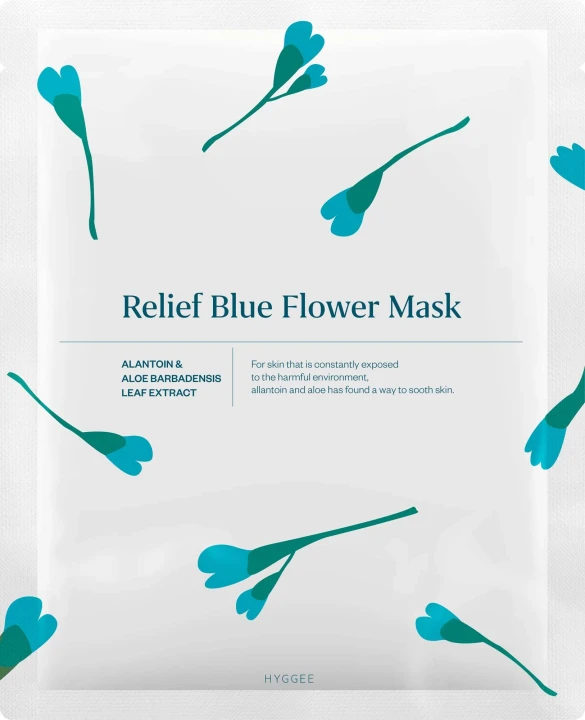 HYGGEE Relief Blue Flower Mask 35 ml HYGGEE