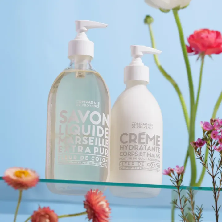 Compagnie de Provence Moisturizing Hand & Body Lotion Cotton Flower 300 ml Compagnie de Provence