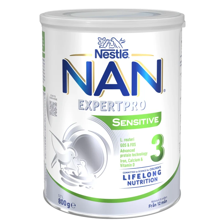 NAN Expertpro Sensitive 3 Mjölkdryck 800 g Nan