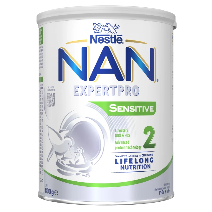 NAN Expertpro Sensitive 2 Tillskottsnäring 800 g Nan