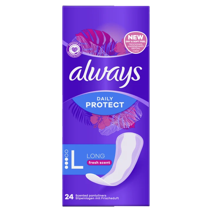 Always Dailies Fresh Extra Protect Large Trosskydd 24 st Always