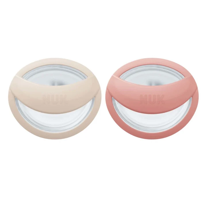 NUK Perfect Match Napp 0-6 mån 2 st Beige/Red Nuk