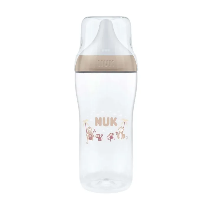 NUK Perfect Match Nappflaska Monkey 6 mån+, 360 ml Nuk