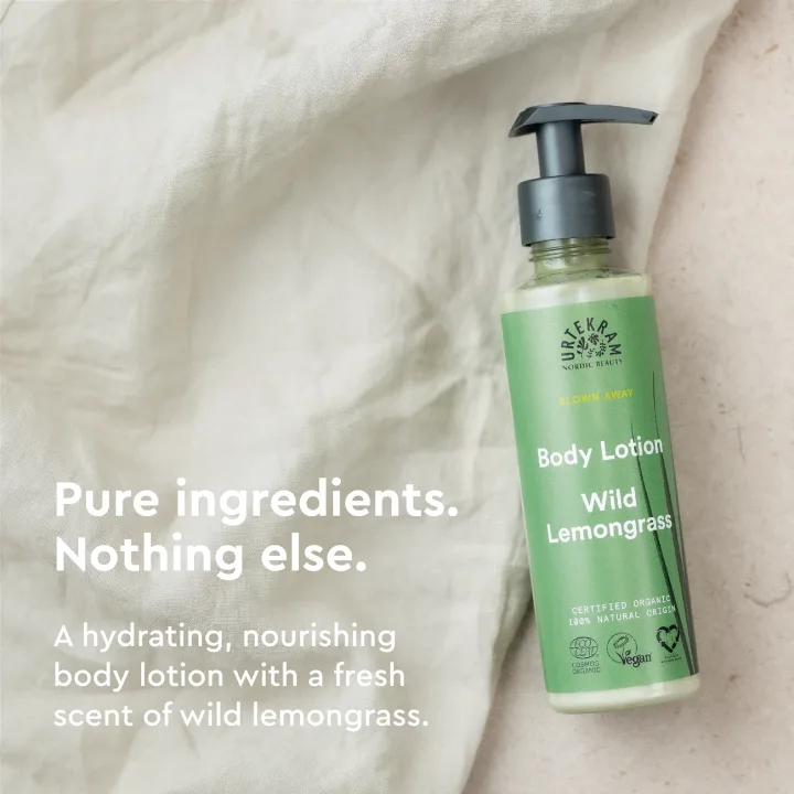 Urtekram Blown Away Wild Lemongrass Body Lotion 245 ml Urtekram