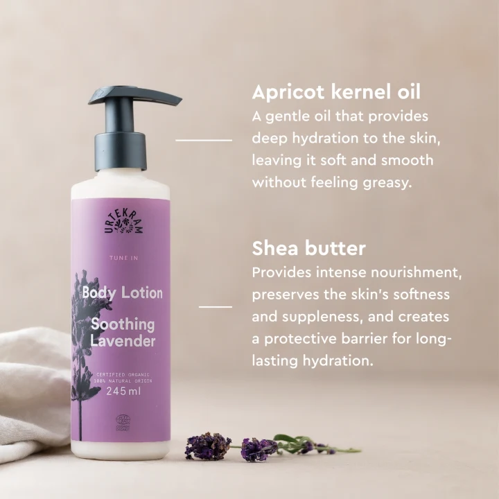Urtekram Tune In Soothing Lavender Body Lotion 245 ml Urtekram