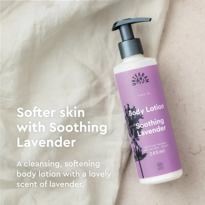 Urtekram Tune In Soothing Lavender Body Lotion 245 ml Urtekram