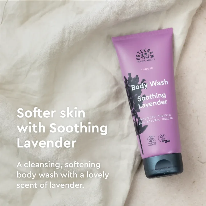 Urtekram Tune In Soothing Lavender Body Wash 200 ml Urtekram