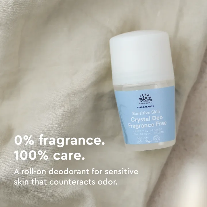 Urtekram Find Balance Fragrance Free Deo Crystal 50 ml Urtekram