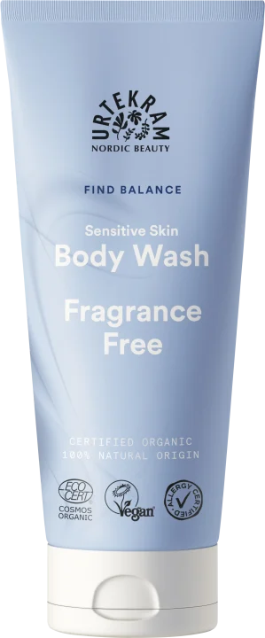 Urtekram Find Balance Fragrance Free Body Wash 200 ml Urtekram