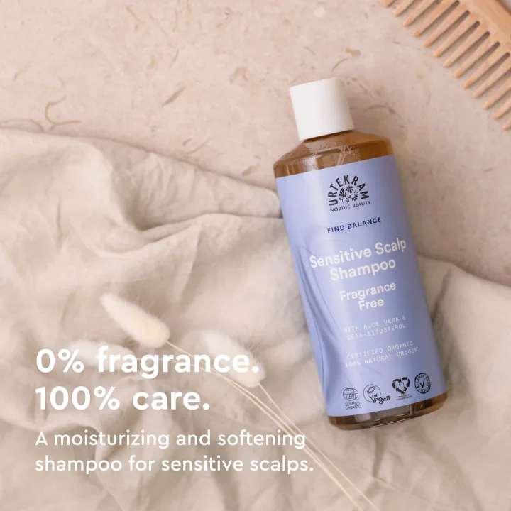 Urtekram Find Balance Fragrance Free Sensitive Scalp Shampoo 500 ml Urtekram