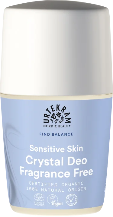 Urtekram Find Balance Fragrance Free Deo Crystal 50 ml Urtekram