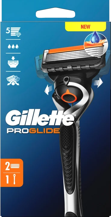 Gillette Proglide Rakhyvel 2 rakblad Gillette