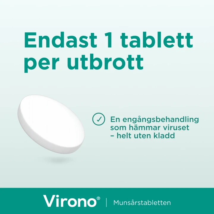 Virono Buckaltablett Häftande 50mg 1 st Virono
