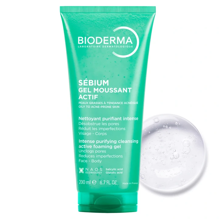 Bioderma Sebium Gel Moussant Actif 200 ml Bioderma