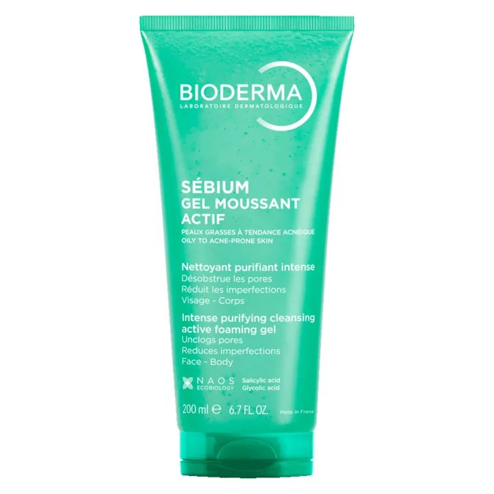 Bioderma Sebium Gel Moussant Actif 200 ml Bioderma